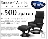Admiral (M) mit Classic Untergestell inkl. Hocker in Leder 'Batick' Angebote von Stressless bei BRAUN Möbel-Center Baden-Baden für 1.999,00 €