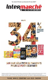 Catalogue Supermarchés Intermarché en cours à Meyzieu et alentours, JUSQU'À 34% DE RÉDUCTIONS OU D'AVANTAGE CARTE, 38 pages, 27/02/2024 - 10/03/2024