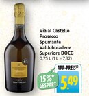 Aktuelles Prosecco Spumante Valdobbiadene Superiore DOCG Angebot bei EDEKA in Frankfurt (Main) ab 5,49 €