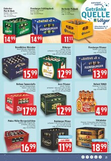 Bier im E center Prospekt "Aktuelle Angebote" mit 28 Seiten (Borken)