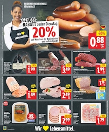 Kochwurst Angebot & Preis im aktuellen EDEKA Prospekt Kochwurst Angebot im aktuellen EDEKA Prospekt auf Seite 8