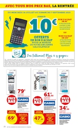 Calculatrice Angebote im Prospekt "LES PRIX BAS Spécial rentrée" von Hyper U auf Seite 22
