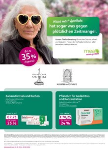 Aktueller mea - meine apotheke Prospekt "Unsere September-Angebote" Seite 1 von 4 Seiten für Königswinter