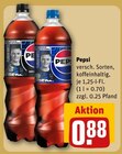 Pepsi im Angebot bei REWE in Meiningen Pepsi Angebote von Pepsi bei REWE Meiningen für 0,88 €