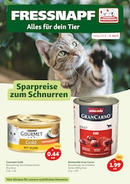Fressnapf Prospekt "Alles für dein Tier" für Seifhennersdorf, 26 Seiten, 02.04.2024 - 06.04.2024