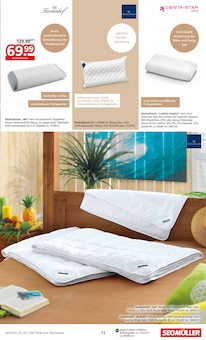 Bettdecke im Segmüller Prospekt "Heimtextilien Spezial" mit 16 Seiten (Offenbach (Main))