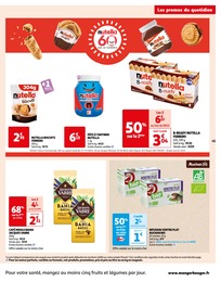Offre Nutella B-Ready dans le catalogue Auchan Hypermarché du moment à la page 45