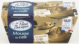 Mousse au café sur ganache café - LE PETIT BASQUE en promo chez Intermarché Super Fréjus à 1,70 €