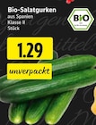 EDEKA - Bio-Salatgurken Angebot im Prospekt Bio-Salatgurken bei EDEKA im Prospekt "" für 1,29 €