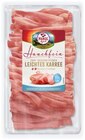 Aktuelle Schweinefleisch Angebote bei REWE in Braunschweig Aktuelles Hauchfein Schinkenspeck Angebot bei REWE in Braunschweig ab 2,49 €