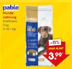 Hundenahrung Kraftmenü bei Netto Marken-Discount im Oebisfelde Prospekt für 3,99 €