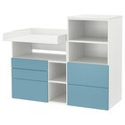 Wickeltisch weiß blau/mit Bücherregal Angebote von SMÅSTAD / PLATSA bei IKEA Nürnberg für 343,00 €