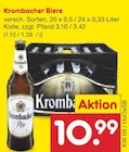 Biere Angebote von Krombacher bei Netto Marken-Discount Hannover für 10,99 €