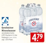 Mineralwasser Angebote von Gerolsteiner bei famila Nordost Falkensee für 4,79 €