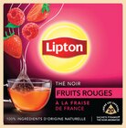 Thé Noir Fruits Rouges à la Fraise de France - Lipton dans le catalogue Intermarché Hyper