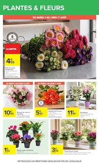 Promotion Plantation dans le prospectus Carrefour, valable du 04/08/2026 au 17/08/2026 Promo Plantation dans le catalogue Carrefour du moment à la page 61