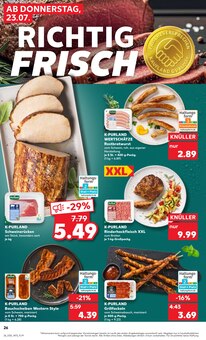 Braten im Kaufland Prospekt "Hier bin ich richtig" mit 56 Seiten (Cottbus)