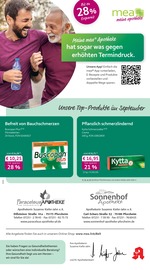 Aktueller mea - meine apotheke Apotheken Prospekt in Pforzheim und Umgebung, "Unsere September-Angebote" mit 4 Seiten, 01.09.2025 - 30.09.2025