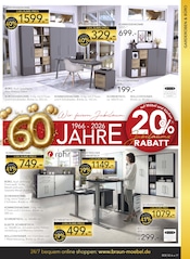 Aktueller BRAUN Möbel-Center Prospekt mit Schreibtisch, "60 JAHRE BRAUN MÖBEL CENTER", Seite 17