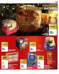 Offre Panettone dans le catalogue Carrefour du moment à la page 11