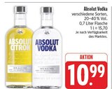 Aktuelle Wodka Angebote bei E center in Chemnitz Aktuelles Absolut Vodka Angebot bei E center in Chemnitz ab 10,99 €