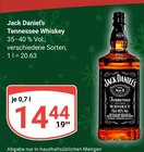 Aktuelles Tennessee Whiskey Angebot bei GLOBUS in Gießen ab 14,44 €