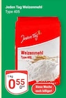 Weizenmehl Type 405 Angebote von Jeden Tag bei GLOBUS Salzgitter für 0,55 €