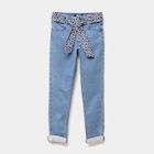 Jean skinny ceinture foulard denim stone fille - La Halle Jean skinny ceinture foulard denim stone fille à 22,99 € dans le catalogue La Halle
