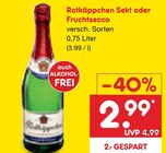 Sekt oder Fruchtsecco Angebote von Rotkäppchen bei Netto Marken-Discount Freital für 2,99 €