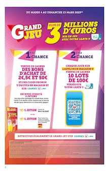 Prospectus Super U de la semaine "Super U" avec 2 pages, valide du 04/03/2025 au 16/03/2025 pour Le Cheylard et alentours