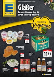 EDEKA Supermarkt Prospekt der aktuellen Woche mit 2 Seiten, gültig von 07.09.2026 bis 12.09.2026, in Annaberg-Buchholz und Umgebung Aktueller EDEKA Supermarkt Prospekt in Annaberg-Buchholz und Umgebung, "Wir lieben Lebensmittel!" mit 2 Seiten, 07.09.2026 - 12.09.2026