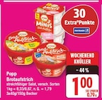 Brotaufstrich von Popp für 1,00 € bei EDEKA im Angebot Brotaufstrich von Popp im aktuellen EDEKA Prospekt