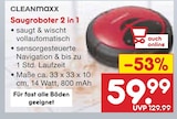 Netto Marken-Discount Egstedt a Steiger - Saugroboter 2 in 1 Angebot im Prospekt Saugroboter 2 in 1 bei Netto Marken-Discount im Egstedt a Steiger Prospekt für 59,99 €