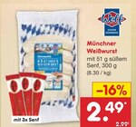 Aktuelle Weißwurst Angebote bei Netto Marken-Discount in Dresden Aktuelles Münchner Weißwurst Angebot bei Netto Marken-Discount in Dresden ab 2,49 €