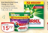 Waschmittel Pulver im Angebot bei GLOBUS in Rüsselsheim Waschmittel Pulver Angebote von Ariel bei GLOBUS Rüsselsheim für 15,77 €