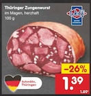 Thüringer Zungenwurst bei Netto Marken-Discount im Lauter Prospekt für 1,39 €