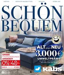 Kabs Prospekt für Güstrow mit 43 Seiten Kabs Prospekt für Güstrow: "SCHÖN BEQUEM - ALT GEGEN NEU", 43 Seiten, 29.06.2022 - 27.07.2022