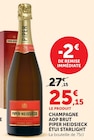 Champagne AOP Brut Étui Starlight - PIPER-HEIDSIECK - Super U à Saint-Sébastien-sur-Loire Champagne AOP Brut Étui Starlight - PIPER-HEIDSIECK en promo chez Super U Saint-Sébastien-sur-Loire à 25,15 €