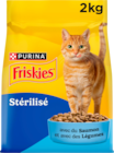 CROQUETTES POUR CHAT STÉRILISÉ AU SAUMON ET LÉGUMES FRISKIES PURINA - PURINA dans le catalogue Auchan Hypermarché