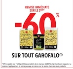 -60% remise immédiate sur le 2ème sur tout Garofalo à Intermarché dans Broze