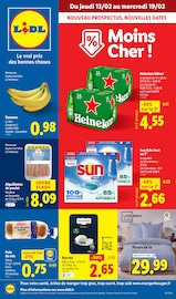 Catalogue Supermarchés Lidl en cours à La Breme d'Or et alentours, "Moins Cher !", 76 pages, 13/02/2025 - 19/02/2025