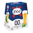 Bière Blonde 1664 Sans Alcool en promo chez Auchan Hypermarché Grenoble à 3,80 €