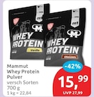 Whey Protein Vanilla Angebote von Mammut bei budni Lüneburg für 15,99 €