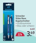 Slider Rave Kugelschreiber bei Rossmann im Bad Tölz Prospekt für 3,49 €