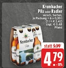 Pils im Angebot bei E center in Kempen Pils Angebote von Krombacher bei E center Kempen für 4,79 €