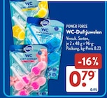 WC-Duftjuwelen Lemon von Power Force für 0,79 € bei ALDI SÜD im Angebot WC-Duftjuwelen Lemon von Power Force im aktuellen ALDI SÜD Prospekt