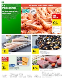 Prix et réduction Crevettes cuites dans le prospectus Carrefour en cours Offre Crevettes cuites dans le catalogue Carrefour du moment à la page 42