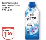Aktuelle Weichspüler Angebote bei GLOBUS in Saarbrücken Aktuelles Weichspüler Angebot bei GLOBUS in Saarbrücken ab 1,69 €