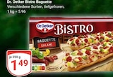 Bistro Baguette Angebote von Dr. Oetker bei GLOBUS Salzgitter für 1,49 €