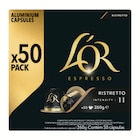 Capsules de café ristretto n°11 x 50 - L'OR en promo à 7,05 € chez Intermarché Super Capsules de café ristretto n°11 x 50 - L'OR dans le catalogue Intermarché Super